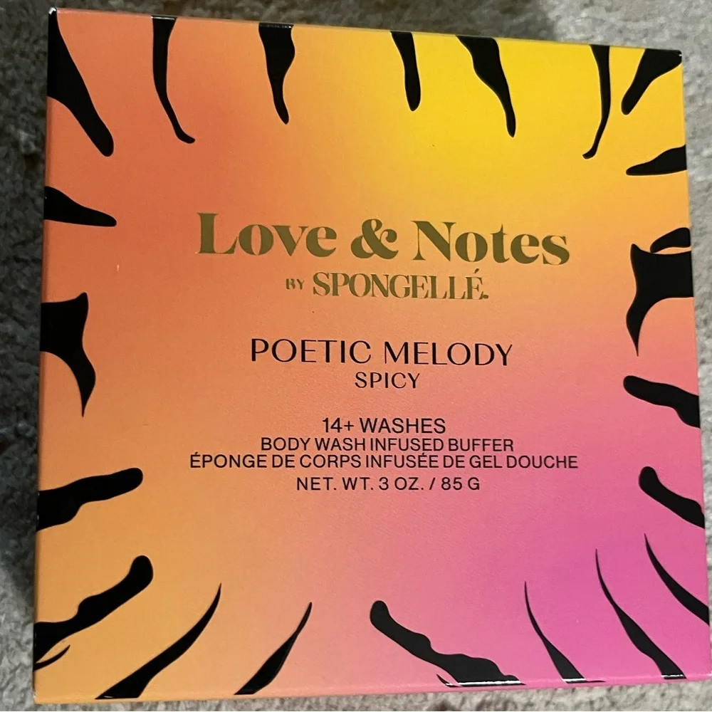 Spongelle Love & Notes Poetic Melody Spicy Body Wash Buffer